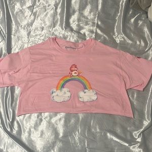 CARE BEARS GRAPHIC TEE CROP TOP